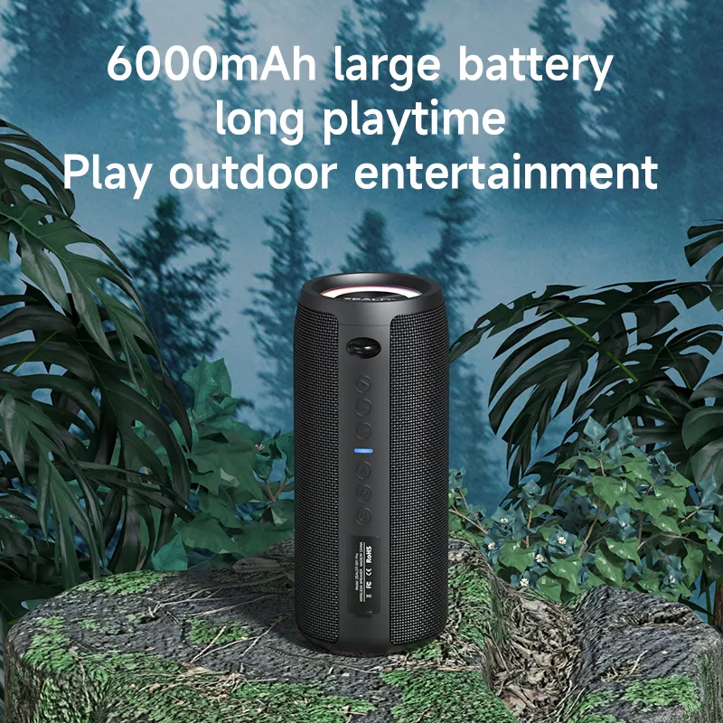 Zealot-S51Pro 40W רמקול בלוטות' בעל הספק גבוה 3D סטריאו בס רמקול Bluetooth נייד IPX5 עמיד למים מתאים TWS Boom Box — image 5