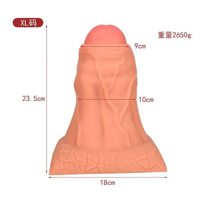 Huge Anal Plug Soft Silicone Anus Expansion Dildo Butt Plug Vagina Stimulation Prostate Massage Anal Sex Toys For Men Women Gay — image 9