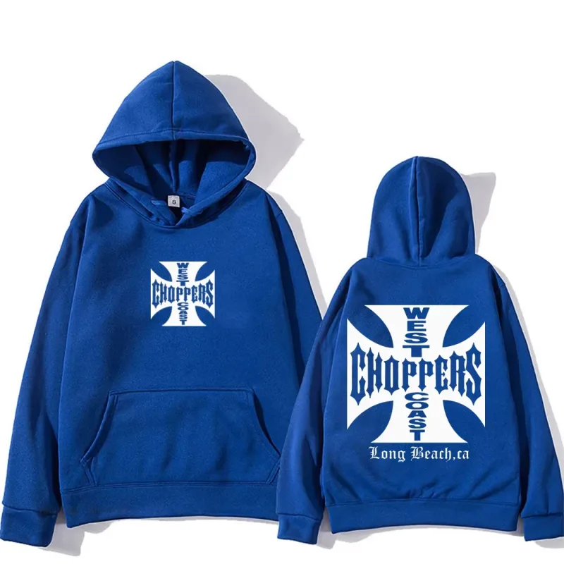 Paul Walker West Coast Choppers Hoodie Herr Dammode Mode Topp hiphopkläder Fleece långärmad vintagetröja