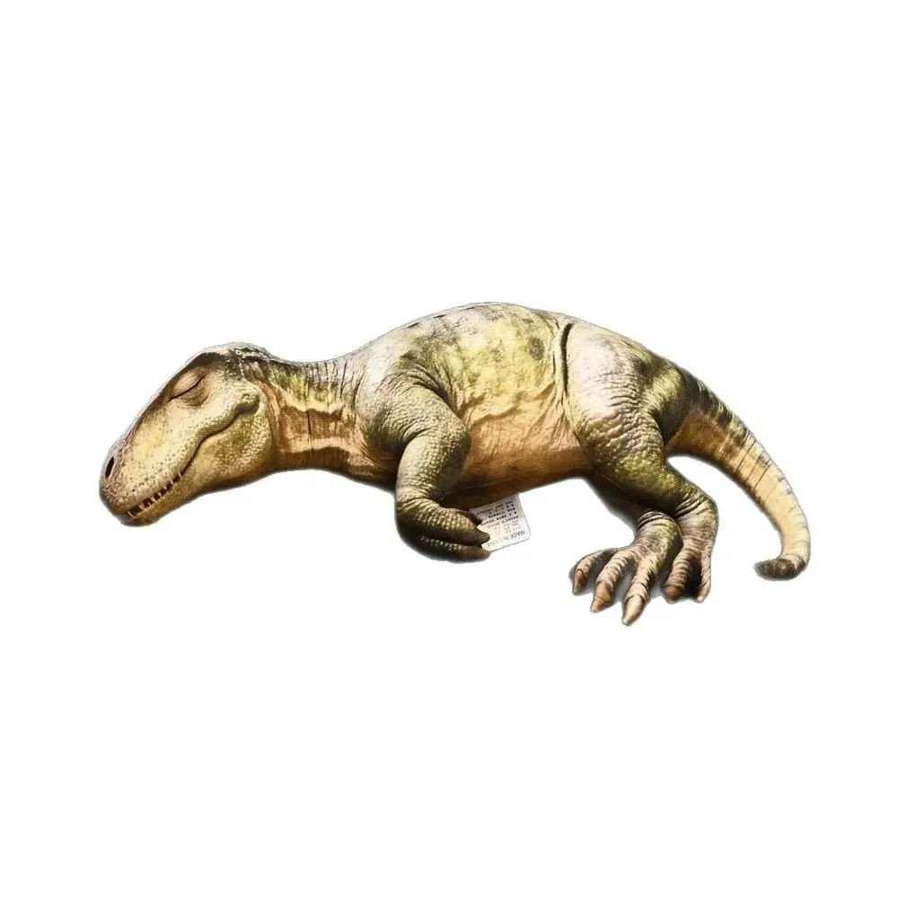 3D Design Dinosaur Plush Pillow Lifelike Dinosaur Cozy Soft Texture Realistic Sleeping Dinosaur Funny Shape Kawaii Style