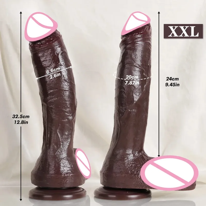 Realistic Dildo Penis Soft Double Silicone Dildos Vaginal and Anal Masturbator Big Dick For Woman Masturbation Adult Sex Toy 18+