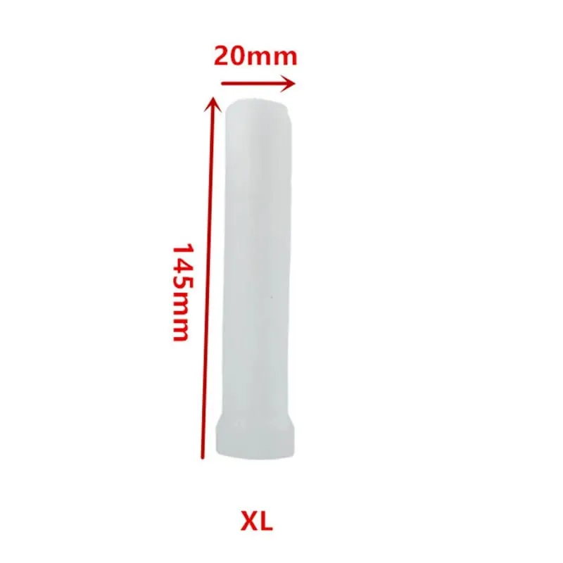 Penis Sleeves Extender Penis Enlargement Sleeve Elastic Glans Cap Silicone Genital Sleeve Stretcher Pump Sex Toys for Men Adults
