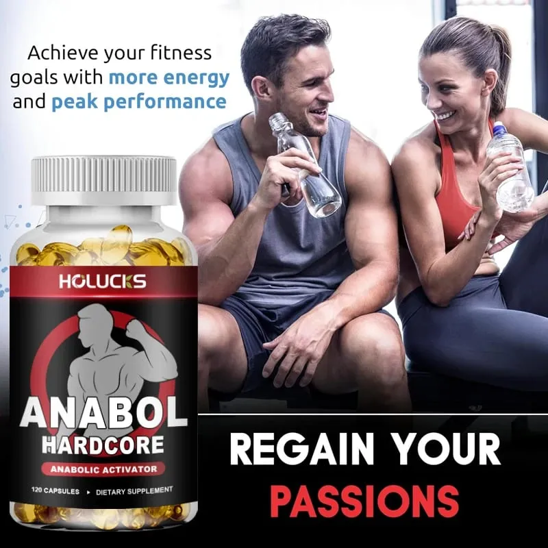 Muscle Builder for Men Boosts Energy Strength & Endurance Promote Muscle Protein Synthesis Supports Hormone Balance