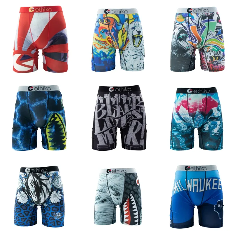 Herrunderkläder Boxers 1st Sexiga Andas Mesh Greken Man Simkalsonger Plus Size Herr Trosor Herr Boxershorts 3256809681521194 — image 1