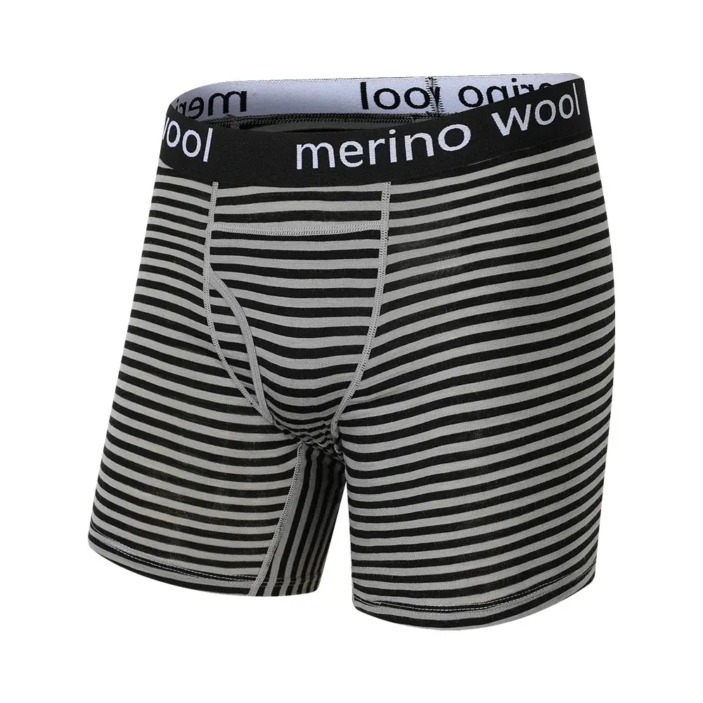 Mens Merino Wool Underwear Boxer Briefs 100% Merino Wool Base Layer for Men Merino Boxer Soft Comfy Breathable Moisture Wicking — image 6