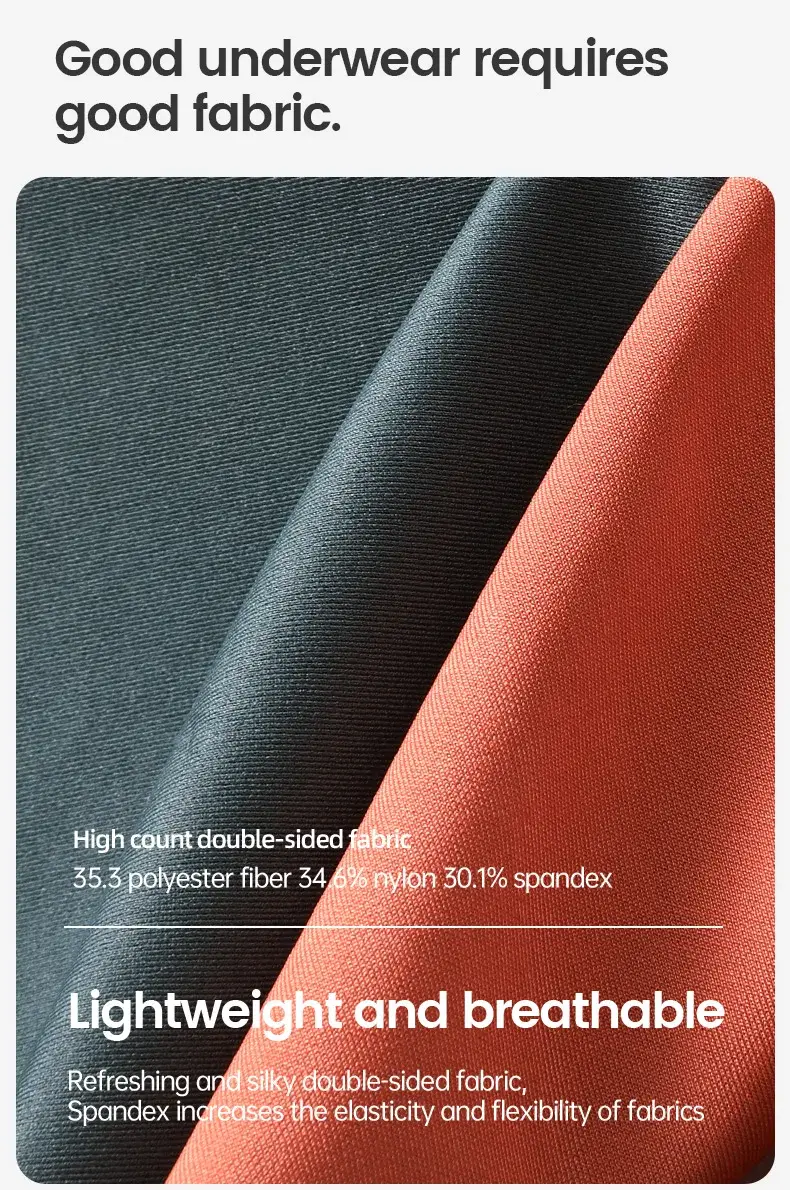 Men's ice silk seamless underwear 3D punch mold triangular underpants summer thin bottom pants Men's sports shorts
