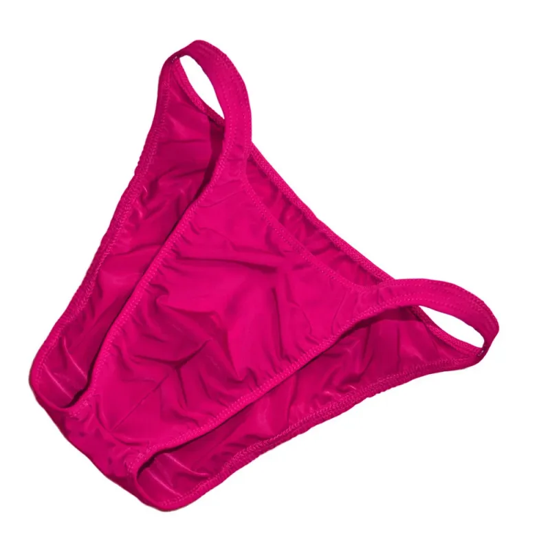 Ice Silk U Pouch Men Underwear Low Waist Bulge Briefs Male Seamless Bikini Slips Hombre Breathable Exotic Lingerie
