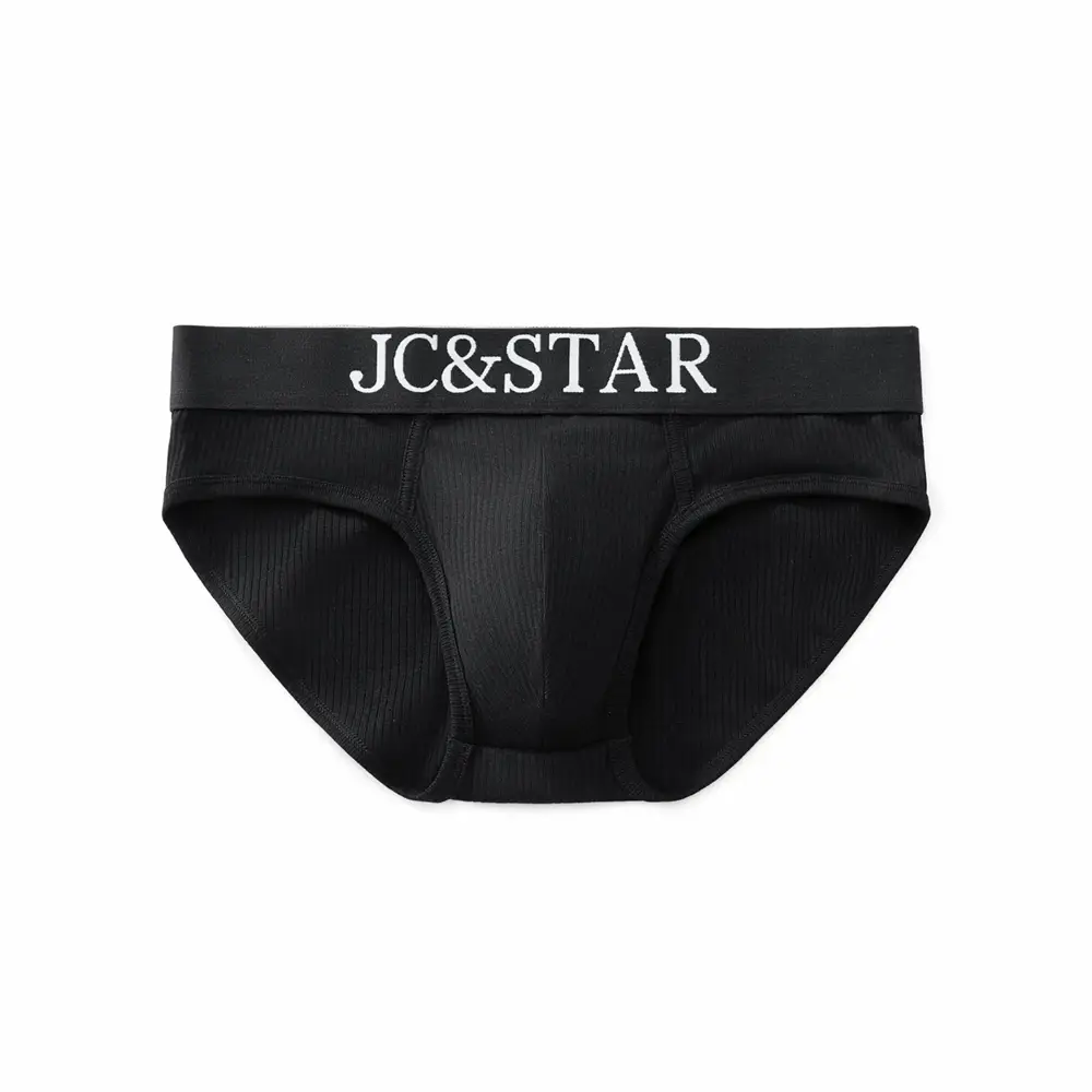 Athletic High Cut Design Mga Panloob na Panloob ng Sexy na Lalaki Mga Panloob na Panloob na Ribbed Cotton Sports Comfort Men Bikini Slip Panlalaking Tanga Briefs — image 22
