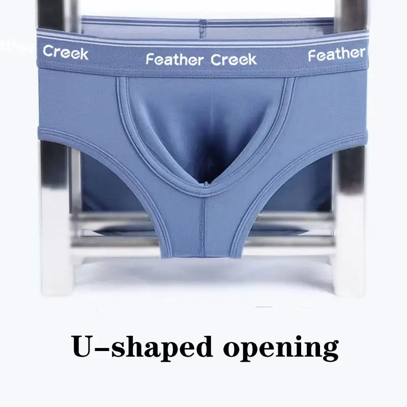 Mens Everyday Large Pouch Underwear U Convex Bulge Enhancing Durable Seamless Cotton Briefs Breathable Low Rise Boxer Shorts Fit — image 11
