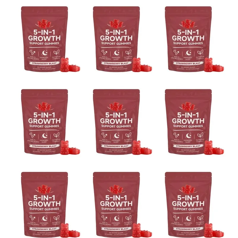 Nutrition Gummies με βιταμίνη K2 D3 ασβέστιο και μαγνήσιο για υγεία και χαλάρωση των οστών Υποστήριξη ευεξίας ύπνου Ενήλικες 60 Gummies — image 13