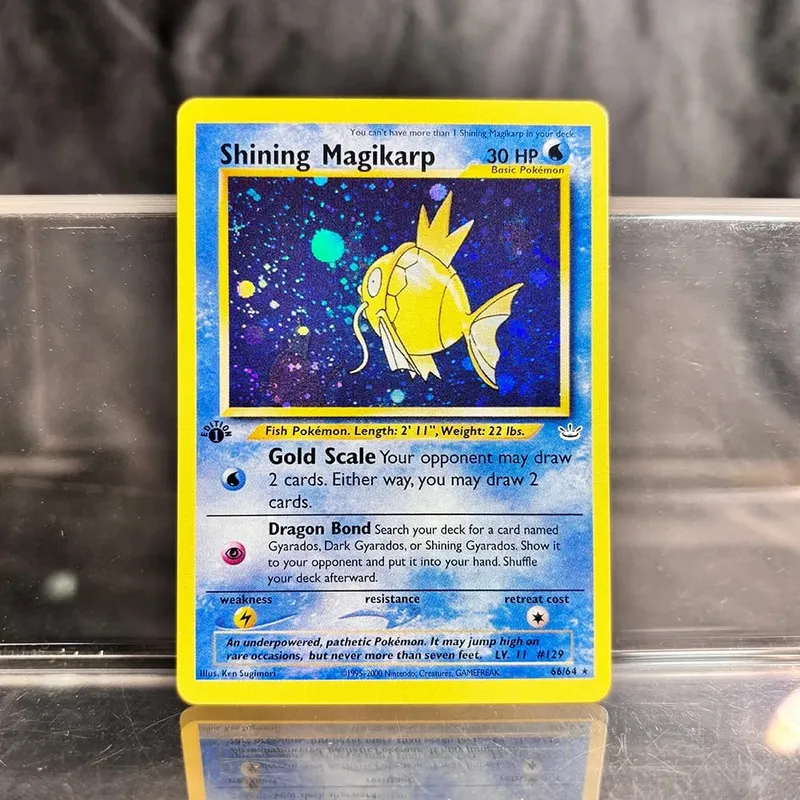 Holographic PKM Single Cards Charizard EX Pikachu 1st Edition Neo Mewtwo Συλλογή καρτών μεσολάβησης PTCG Battle Cards Παιχνίδια Δώρα