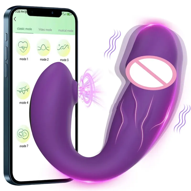 APP שלט 9 תדר G ספוט דגדגן ויברטור נקבה אוננות צעצוע מין ממריץ פטמות מוצרים למבוגרים למשחקי זוגות — image 9