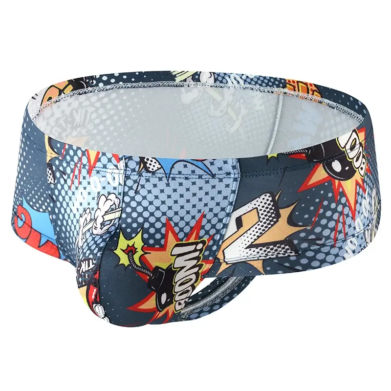 Men's Underwear Printed Boxers Shorts Soft Underpants U Convex Calzoncillos Hombre Panties — image 8