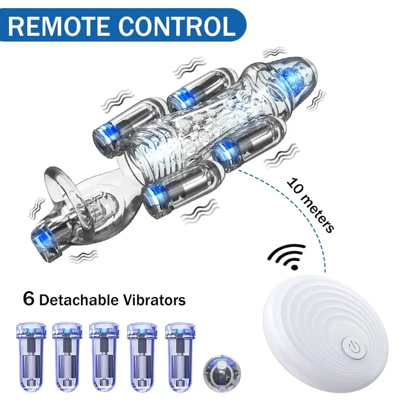 Glans Vibrator Remote Conntrol Bullet Glans Vibrator For Men Penis Exerciser Penis Glans Trainer For Delay Ejaculation Sex Toy — image 3