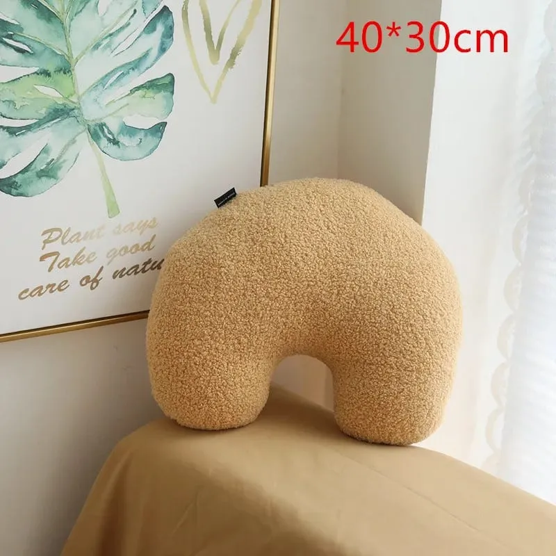 Coussin boule nordique de couleur unie, fleur en peluche, oreiller pour canapé, taille, bureau, jouet pour enfant, cadeaux, décoration de la maison, nouvelle collection — image 19