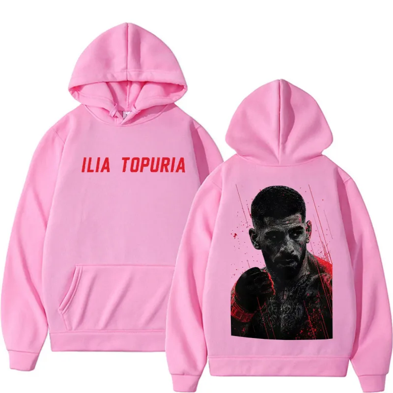 Ilia topuria el matador vintage gráfico hoodies roupas masculinas violência estética camisolas casuais pullovers de lã streetwear — image 11