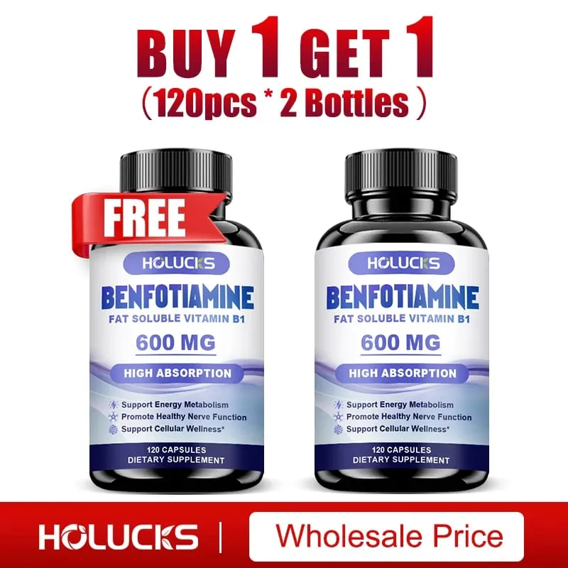 Benfotiamin 600 mg | Kiváló felszívódású B1-vitamin az energiaanyagcseréért és az idegek egészségéért | 120 kapszula étrend-kiegészítő — image 10