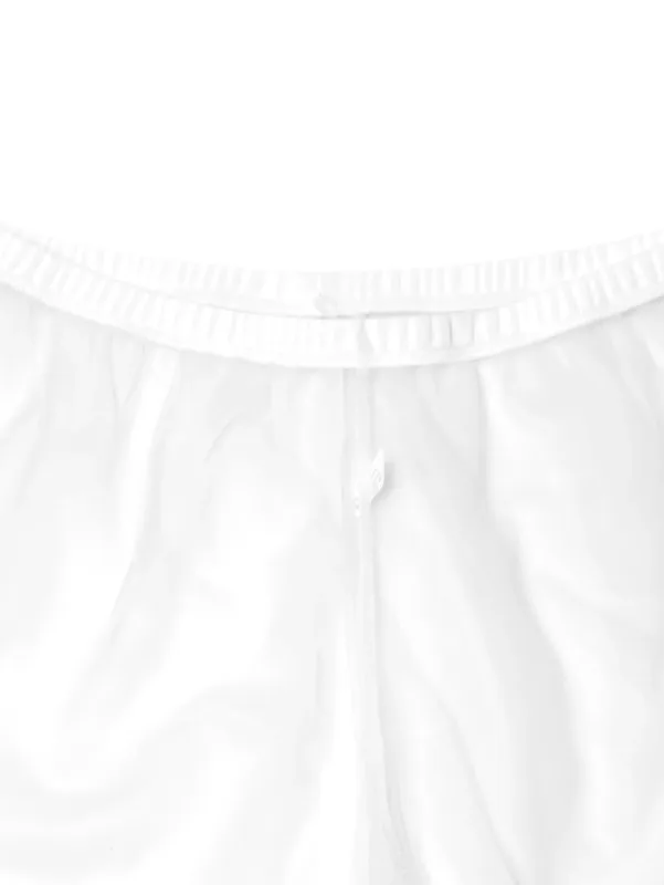 1pc sexy sheer malha roupa interior masculina moda macio transparente casa solto ajuste calças de boxe dormir shorts pijamas calças — image 12