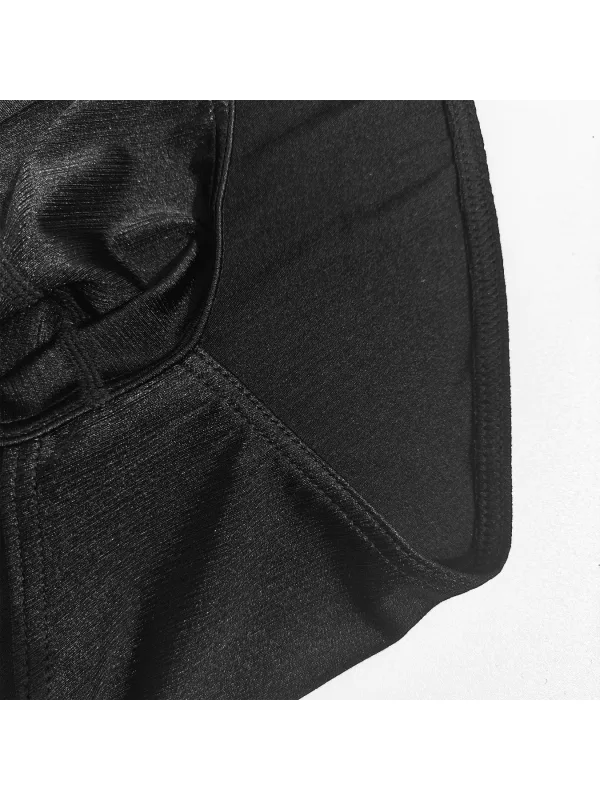 Men's Solid-Color Low-Waist Triangle Underwear Breathable Sexy Bottom Pants Trendy 1-Piece Set Mature Style Promotional Price — image 5