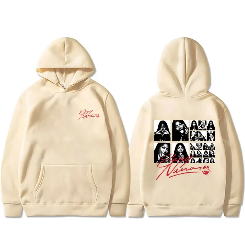 Rapper Aya Nakamura Sexy Nana Hoodie RnBoi My Eyes Only Flashback Sweatshirt Men Women Hip Hop Retro Oversized Pullover Hoodies — image 11