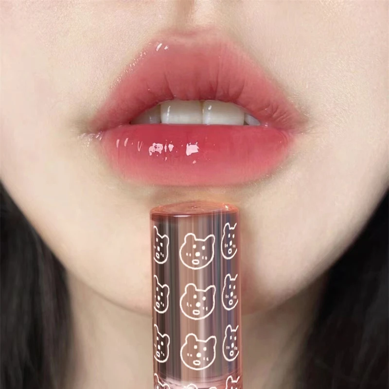 1 PC Mirror Water Lip Gloss דובדבן ורוד שקוף עמיד למים עמיד למים לחות עירום גוון שקוף זכוכית איפור שמן — image 7