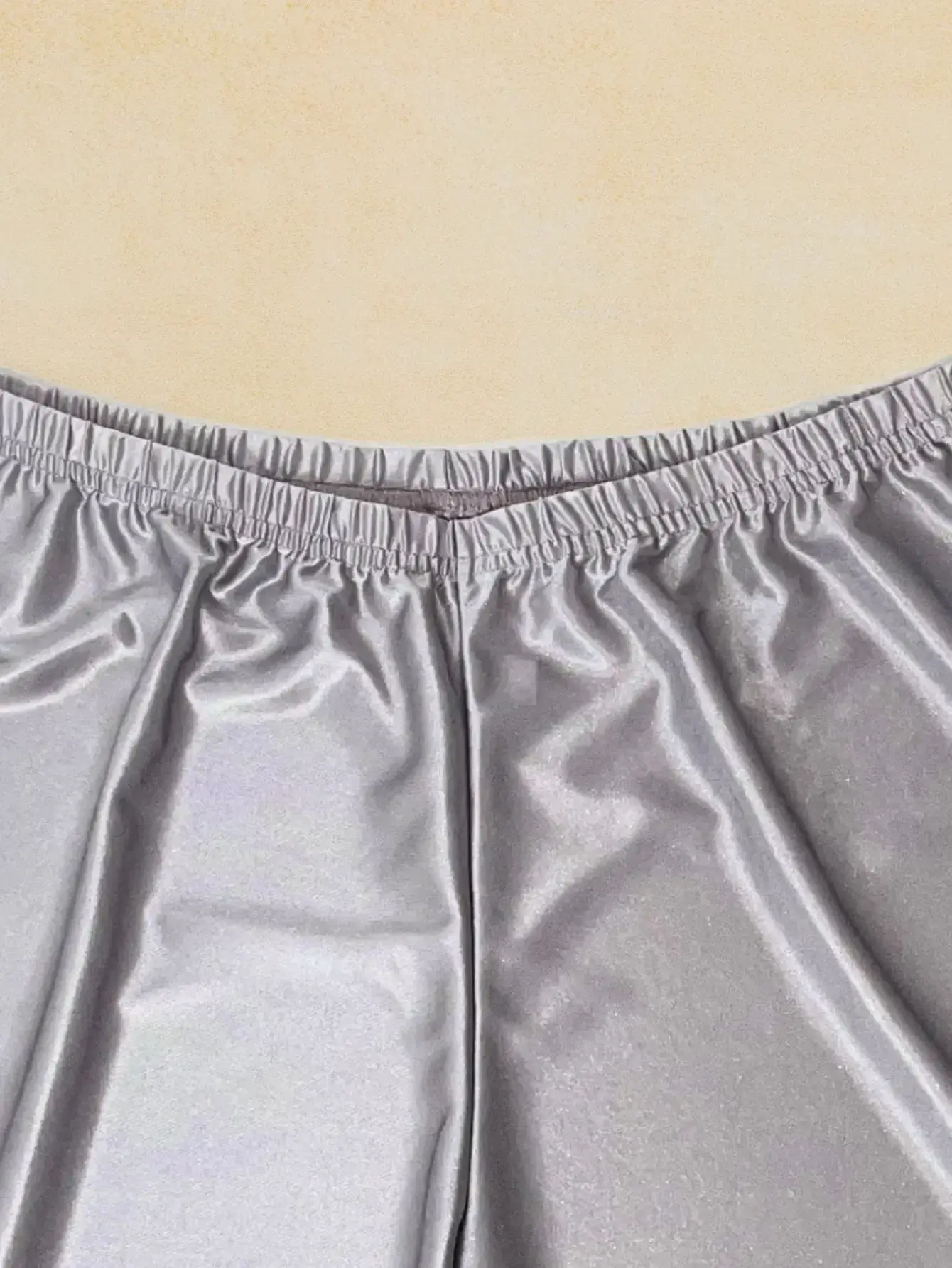1pc Men's Satin Ice Silk Shorts Lightweight Smooth Comfortable Breathable Sweat-Wicking Casual Lounge Sleep Men Underwear Shorts — image 2