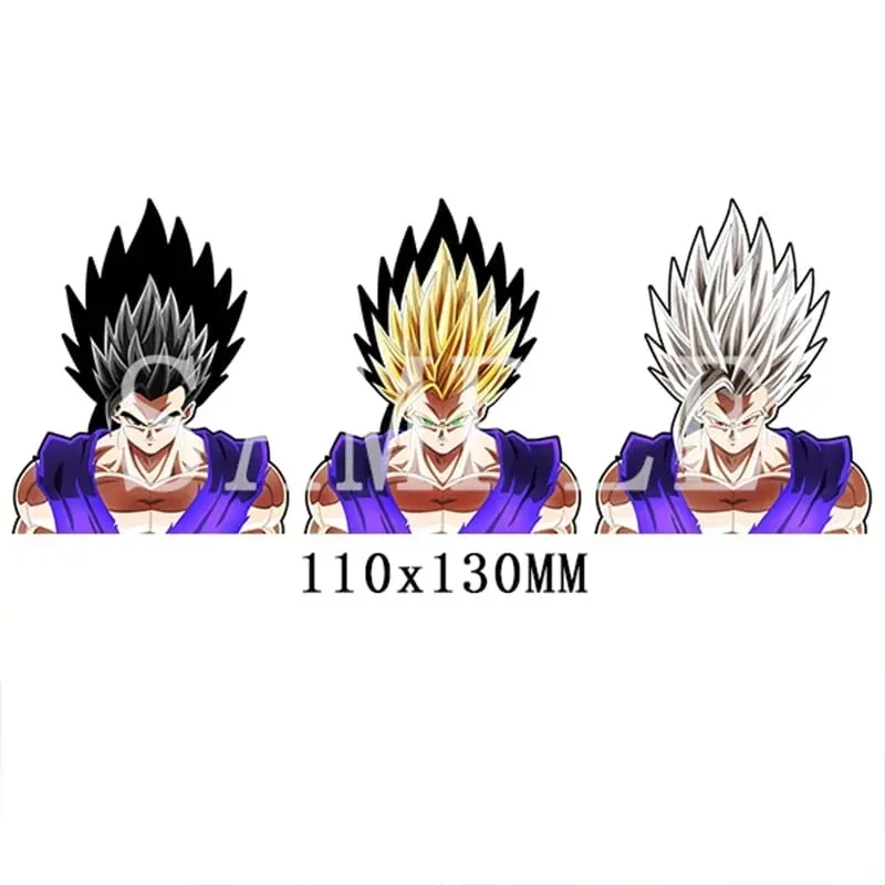 Autocollant lenticulaire 3D Anime Goku Vegeta, décalcomanies imperméables pour voiture, réfrigérateur, planche à roulettes, etc. cadeaux pour enfants — image 23