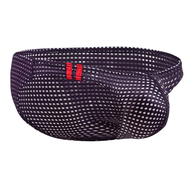 Cuecas masculinas verão respirável buracos roupa interior u convexo fino cintura baixa cuecas masculinas deslizamento calzoncillos — image 29