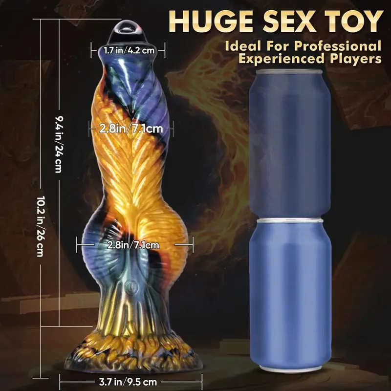 Távirányítós tolóerős Monster vibrátor, vastag, hatalmas vibrációs vibrátor tapadókoronggal, anális játékokkal felnőtt szexjátékok nőknek