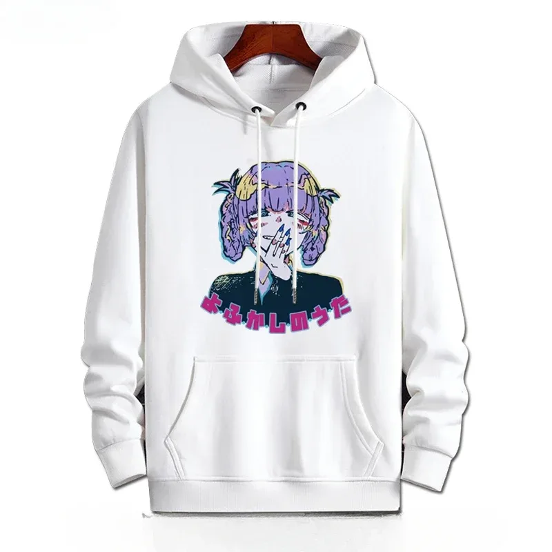Y2K GECENİN anime ÇAĞRISI NAZUNA Nanakusa Komik Kapüşonlu Hip Hop Baskılı Sweatshirt Poleron Hombre Sokak Giyimi Harajuku Eşofman Takımı — image 18