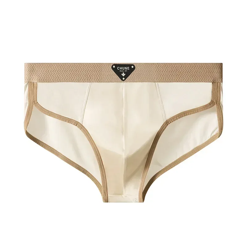 1/3 STK Herrbyxor Ice Silk Satinliknande underbyxor Herrkalsonger Sommar andas snabbtorkande trosor Sexiga U-påse underkläder — image 29