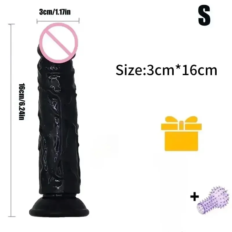 Cheap Women Big Transparent Dildo Suction Cup Erotic Anal Jelly Dick Soft Clitori Vaginal Masturbators Penis Adult Sex Toy 18+