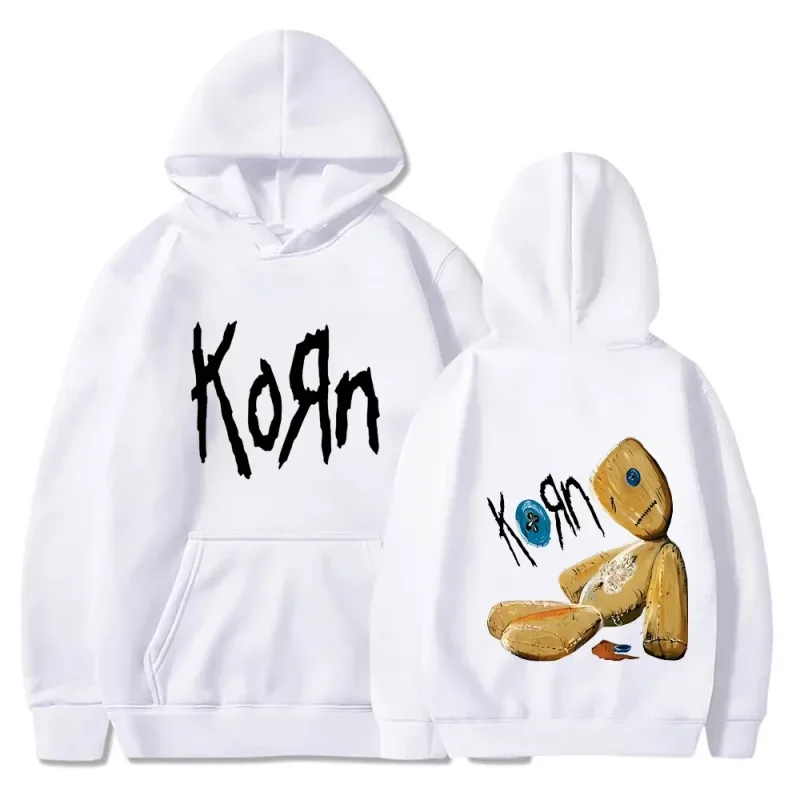 Korn Rock Band Hoodies Spring Autumn Pullover Men's Fashion Printed Hooded Sweatshirt Loose Casual Daily Streetwear Sweater Tops — image 2