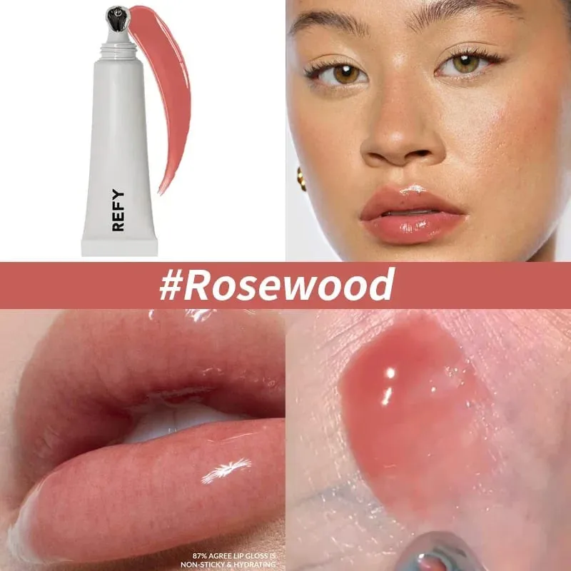 Διάφανο ενυδατικό Lip Gloss με Αντικολλητικό Υαλουρονικό Οξύ Λειαίνει τα χείλη Θρεπτικά Ενυδατικά Clear Lip Care Makeup