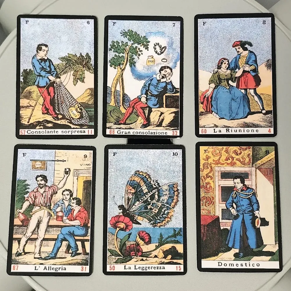 Oracle Sibyl Cards Every Day Oracle Deck Sibilla Italian Deck For Party Παιχνίδια με κάρτες Δώρα Πρωτοχρονιάς 52 τμχ/Σετ — image 3