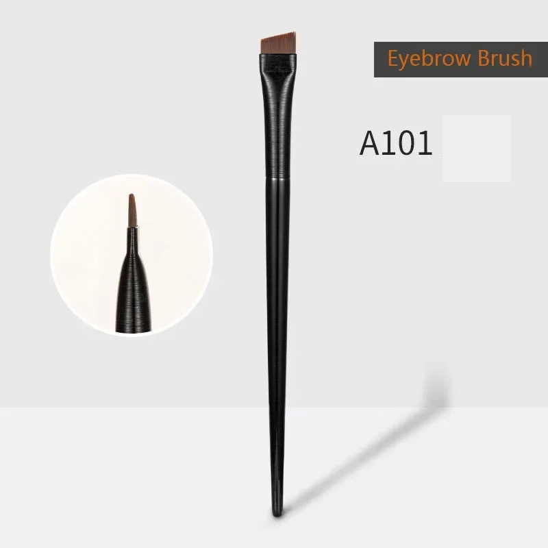 Szemöldök szemceruza ecset kis szögben dőlt penge bélés Szemöldökkontúr ecset Beauty Cosmetics eszköz Smink ecset készlet