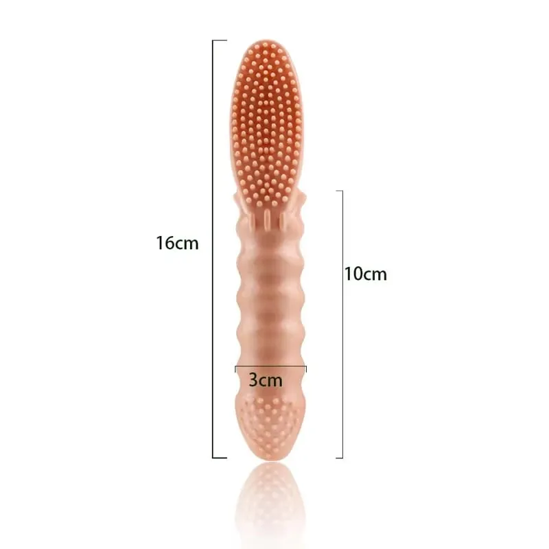Párok Clitoral Vagina Finger G Spot Vibrátor Stimulátor Masszírozó Ujj Ujj Felnőtt játékok Erotikus szexjátékok nőknek Férfiak