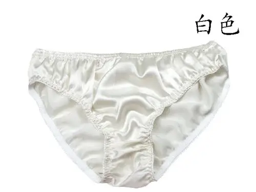 Mainit na Sell 100% Mulberry Silk Men Boxer Natural Silk Panti na Panlalaki Solid na Kulay XXL Panlalaki Briefs Underwear