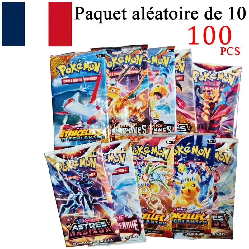 Francia változatú Pokemon kártyák VMAX V EX GX MEGA Carte Collection Battle Trainer Gyermek karácsonyi játékok Ajándék — image 17