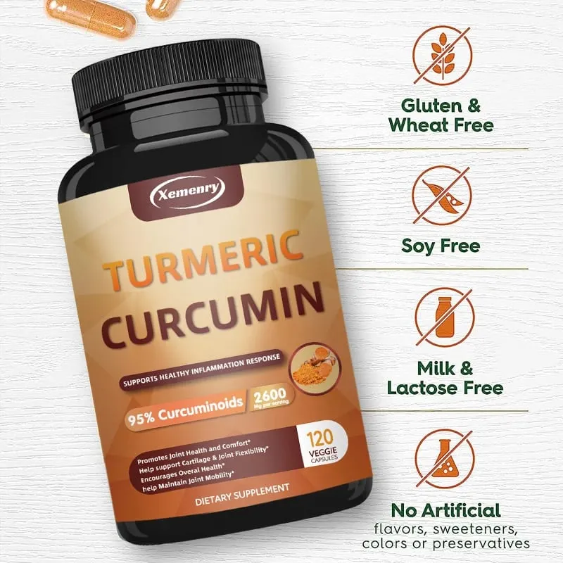 Turmeric Powder Curcumin Supplement Contains 95% Curcumin and Black Pepper Extract — image 4