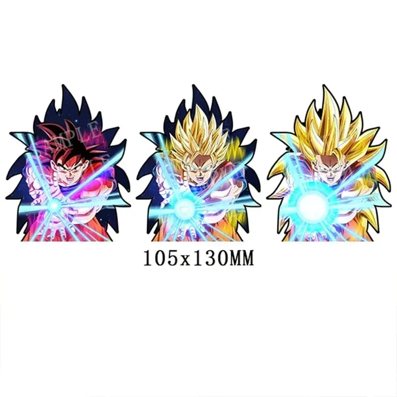Autocollant lenticulaire 3D Anime Goku Vegeta, décalcomanies imperméables pour voiture, réfrigérateur, planche à roulettes, etc. cadeaux pour enfants — image 25