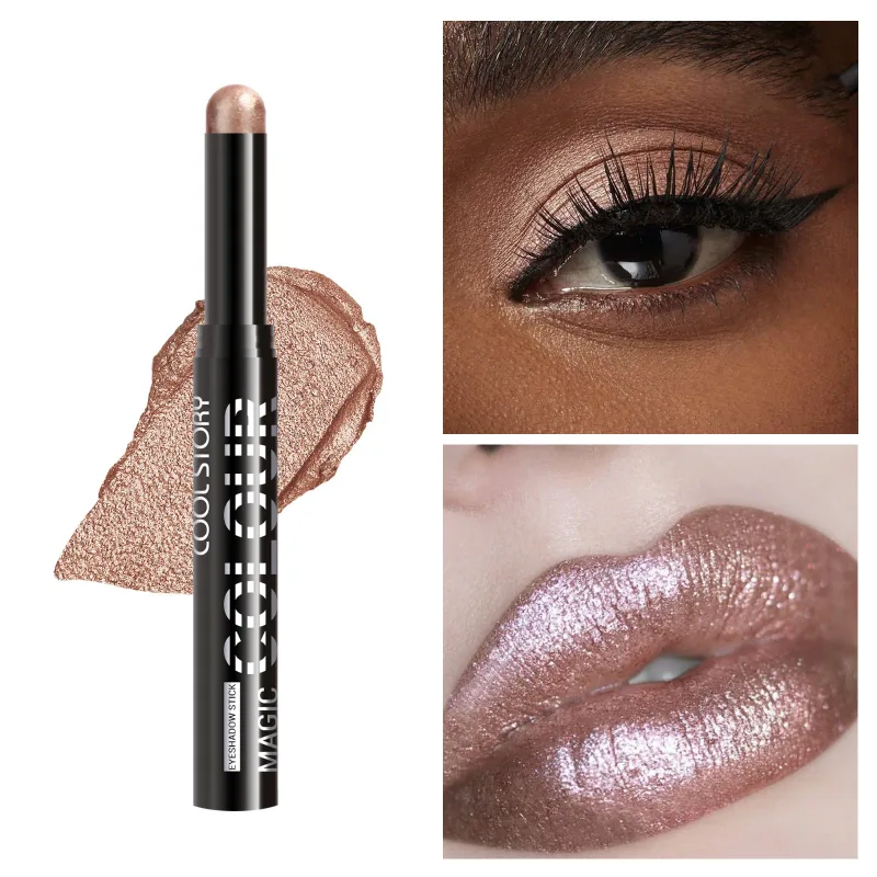 2 σε 1 Eyeshadow Lipstick Stick Pencil Waterproof Glitter Brighten Matte Eye Shadow Makeup Pigment Eyeshadow Pen — image 13