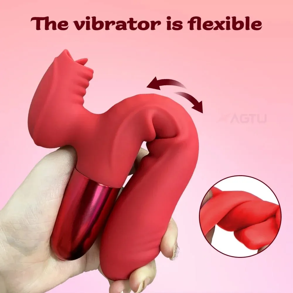 Szexuális játék vibrátor nőknek Klitorisz-stimulátor női maszturbátor G-pontos műpénisz nyelvnyalással felnőtteknek 18 év feletti termékek — image 5