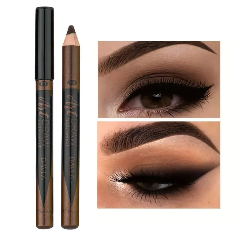 15 Color Eyeliner Lip Liner Pen Black Blue Multicolor Metallic Pearly Glitter Matte Finish Punk Smokey Style Eye Makeup Pen