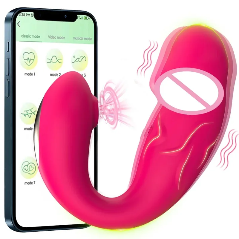 APP שלט 9 תדר G ספוט דגדגן ויברטור נקבה אוננות צעצוע מין ממריץ פטמות מוצרים למבוגרים למשחקי זוגות