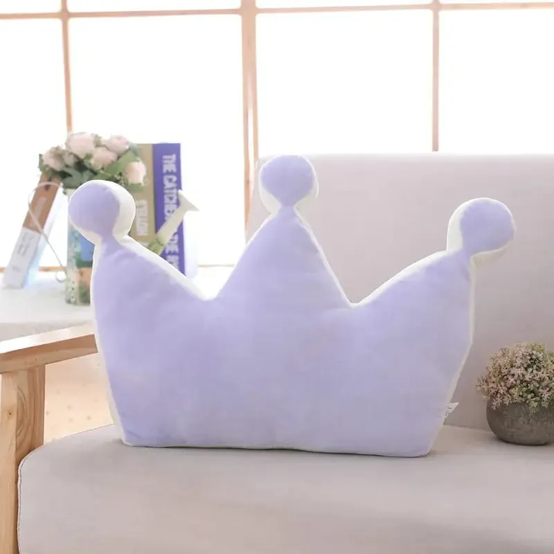 Μαλακό μαξιλάρι Princess Crown Γεμισμένο Μαξιλάρι ύπνου για κορίτσι Διακόσμηση καναπέ δωματίου Rainbow Cloud Star celebrity Studio Cushion Δώρο για εκείνη — image 11