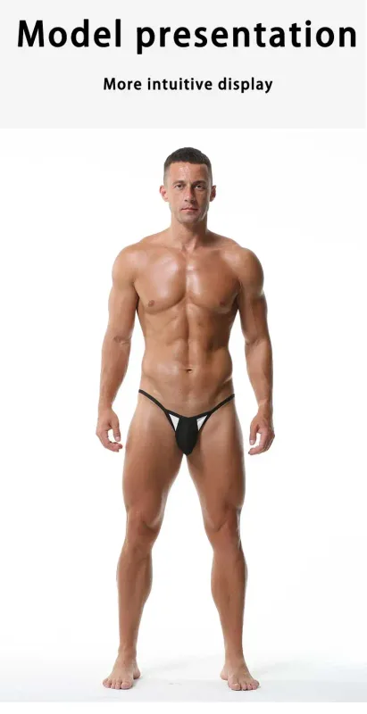 Cuecas masculinas de seda gelada com frente aberta e cintura ajustável – roupa íntima respirável sexy de verão para ajuste confortável — image 18