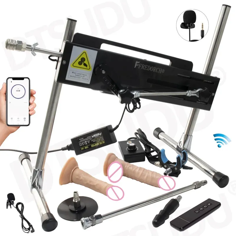 Dildo-120W Automatic Dildo Machine 3-15cm Super Silent Masturbation Dildo Sex Machine Adult Couple Sex Toy Female Male Sex Toy
