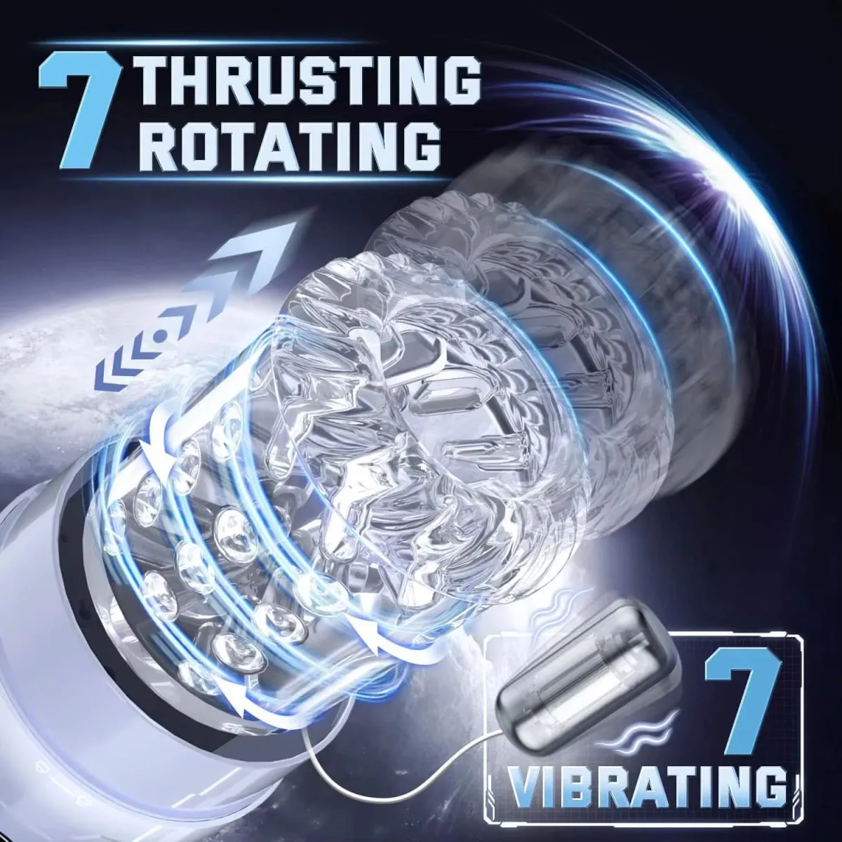LCD Automatic Sucking Male Masturbator Penis Pump Water SPA Real Pocket Pussy Stroker Thrusting Rotating Licking Sex Toy for Men