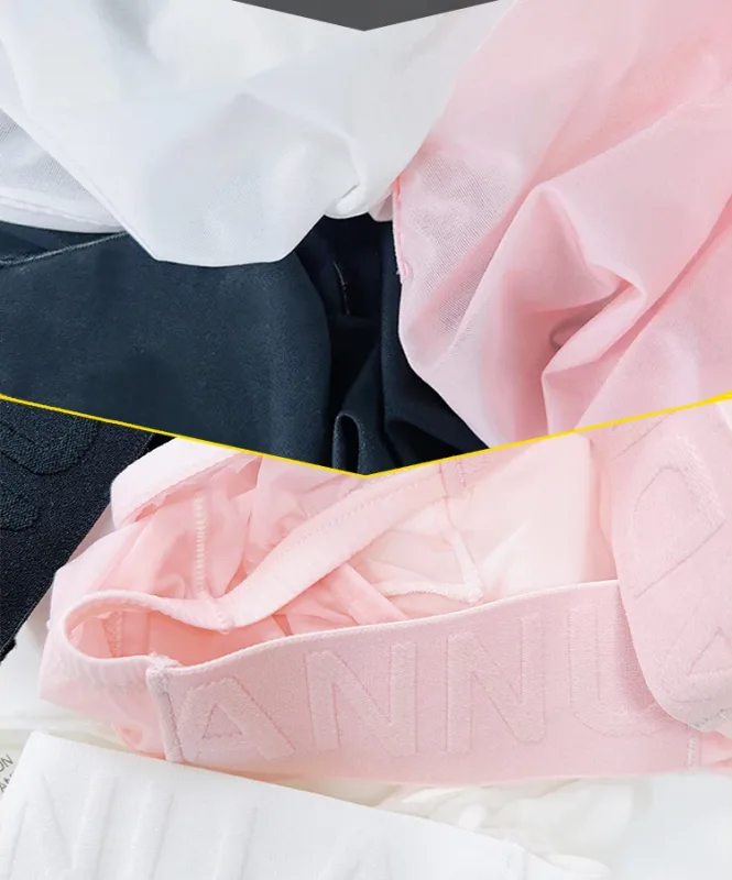 Trendy Men's Thong Comfortable Passionate Fitness Underwear Show Buttocks Personality Transparent Men Summer Triangle Brief — image 9